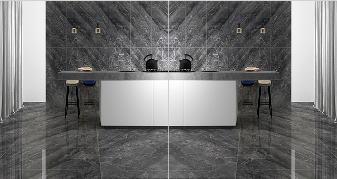 60*120CM Alp Stream Villa and Showroom Design Glazed Polished Porcelain Tiles Luxury Design Flooring  GUCCI 12602